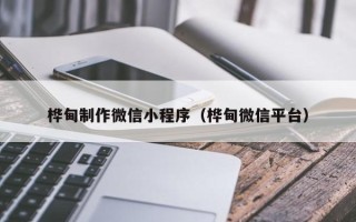 成都桦甸制作微信小程序（桦甸微信平台）